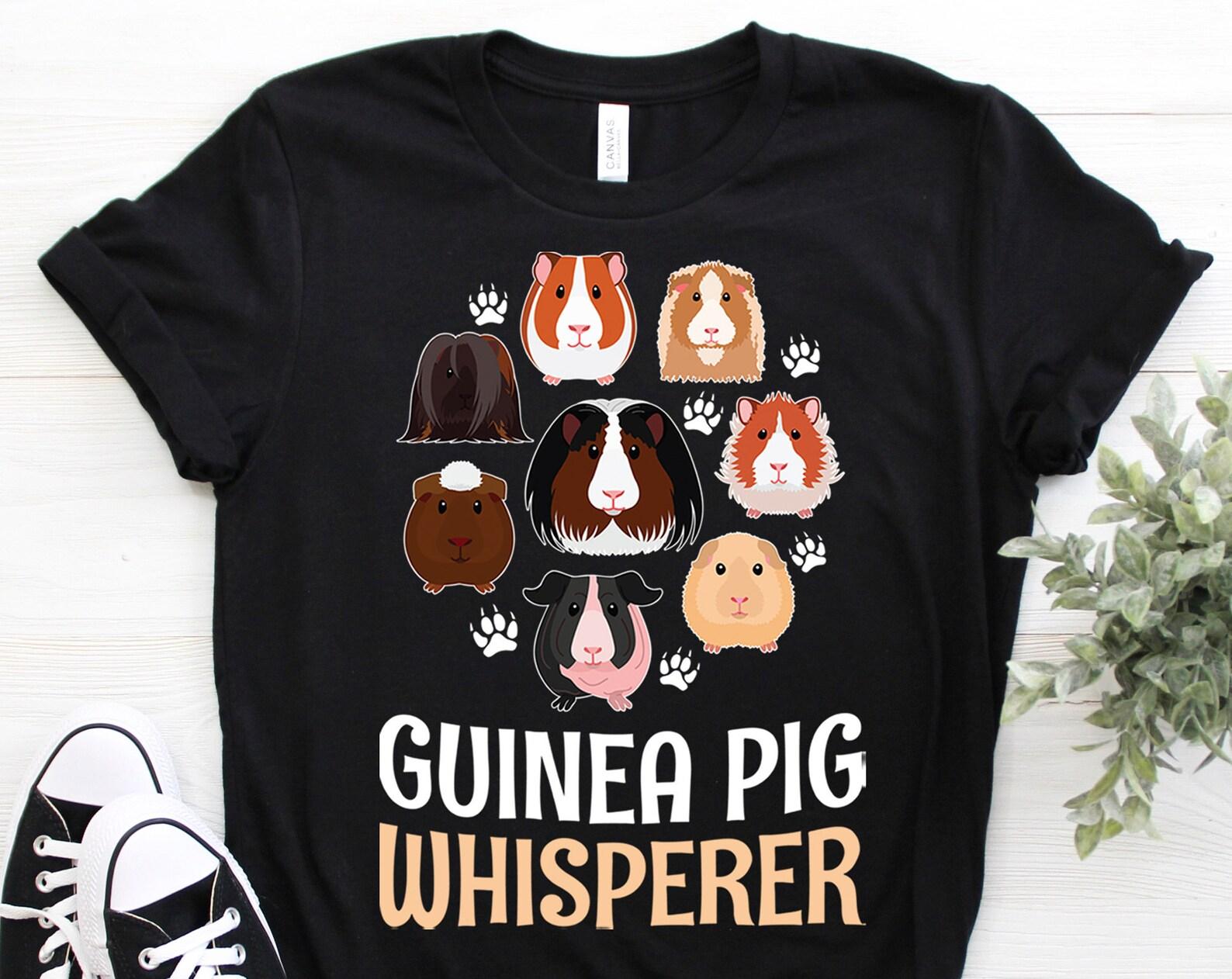 Guinea Pigs Whisperer Funny Cute Guinea Pig Owner Lover Gift T-Shirt, Guinea Pigs Face Shirts, Wheek Animal Tees, Birthday Present, Vintage, 120