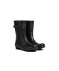 Leathery Melting Plain Rain Boots [3 Colors]