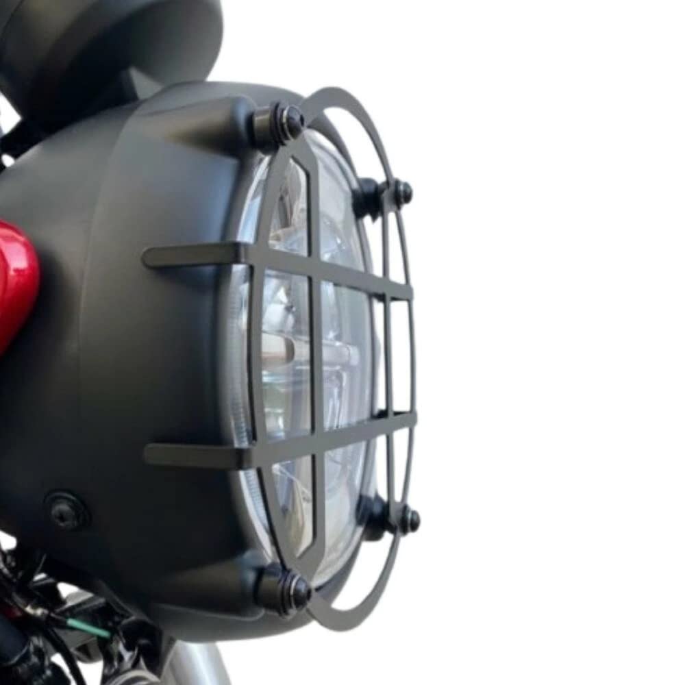 

Diabolus Headlight Guard V2 DX003 for Honda Dax Diablo Custom Works Headlight Cover pieces Model for Honda Metal Cage and ST125 125, (2 V.3) DAX125,