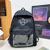 Schoolbag Light Oxygen College Style Cream Yellow Soft Mist Backpack Student Party Casual Versatile Daily Commuter Multi-compartment Pain Bag School 