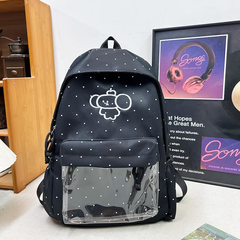 Schoolbag Light Oxygen College Style Cream Yellow Soft Mist Backpack Student Party Casual Versatile Daily Commuter Multi-compartment Pain Bag School 