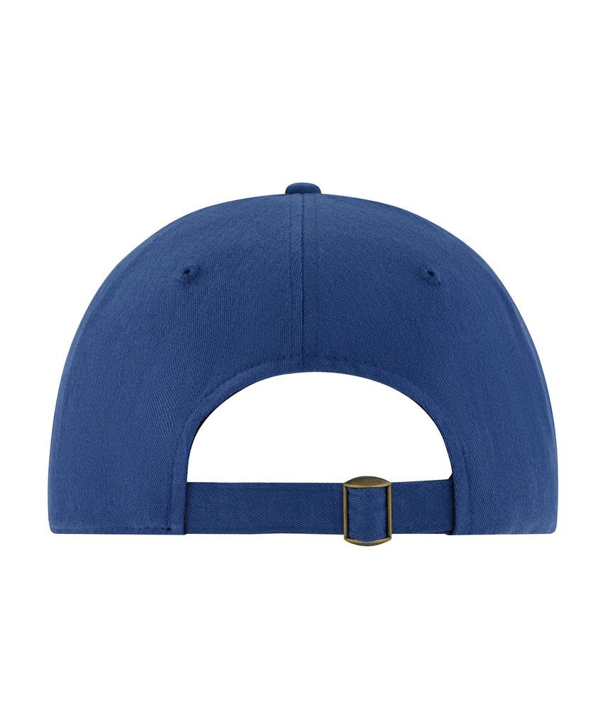 Hebeles Text Block Peach Wash Ball Cap - Blue