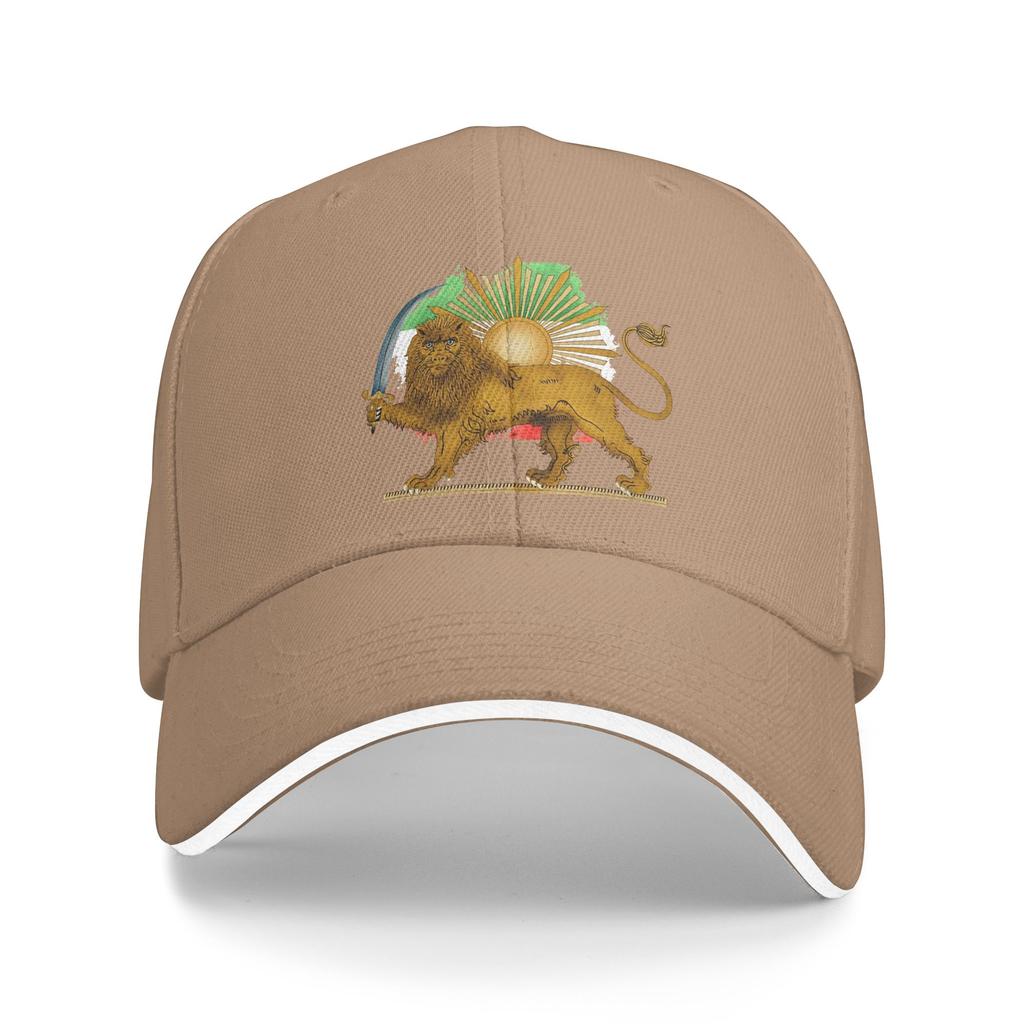 Persian Lion and Sun Casual Baseball Cap Summer  Trucker Hat High Quality Hiking  Hats Couple Women Streetwear Baseball Caps