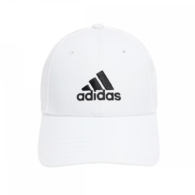 Adidas Cotton Twill Baseball Cap Ib3243 White Black