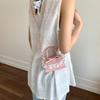 Small Bow Coin Purses PU Leather Shoulder Bag Fashion Crossbody Wallet  Clutch