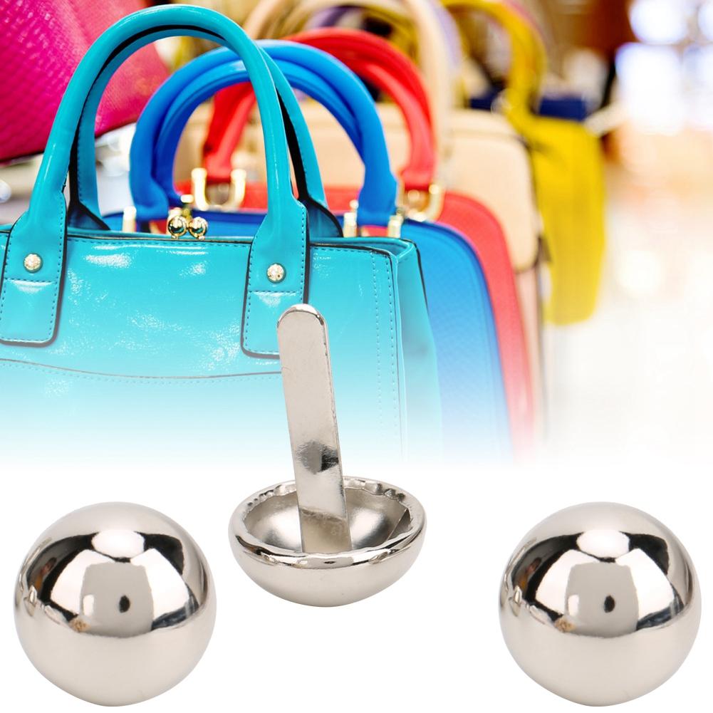 50PCS Zinc Alloy 15MM Mushroom Shape DIY Decoration Stud Rivets for Bag Shoes Hat Clothes AccessoriesSilver