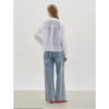 Cc Collect. Sheer Frill Shirt Blouse C262msc133