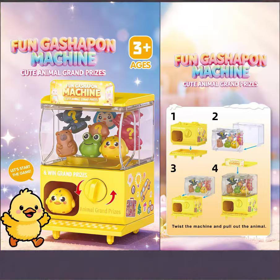 Mini Coin-Operated Claw Machine: Gashapon Toy for Kids  Birthdays