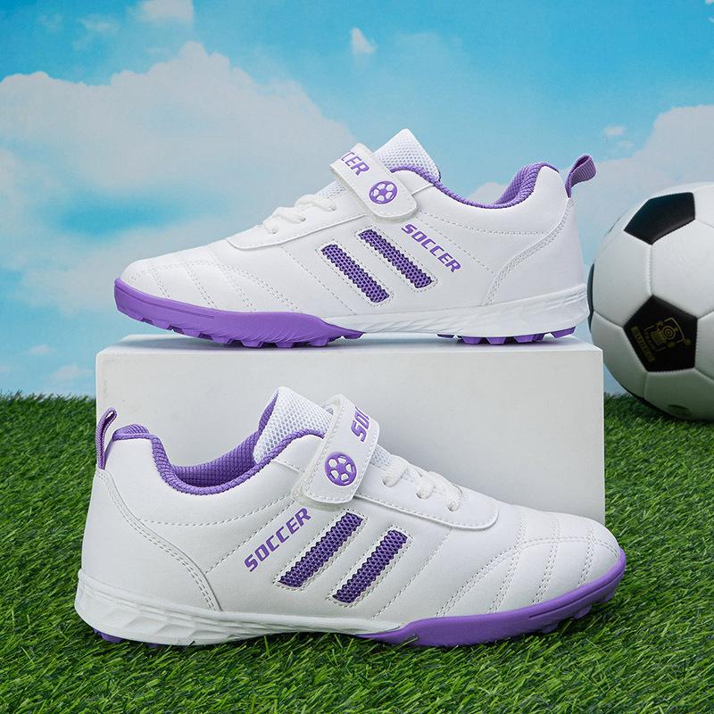 Autumn children's football shoes women's broken nails grass training breathable non-slip Velcro sports shoes outdoor kicking shoes
