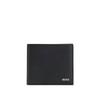 Logo Lettering Print Leather Wallet Black 50548824001