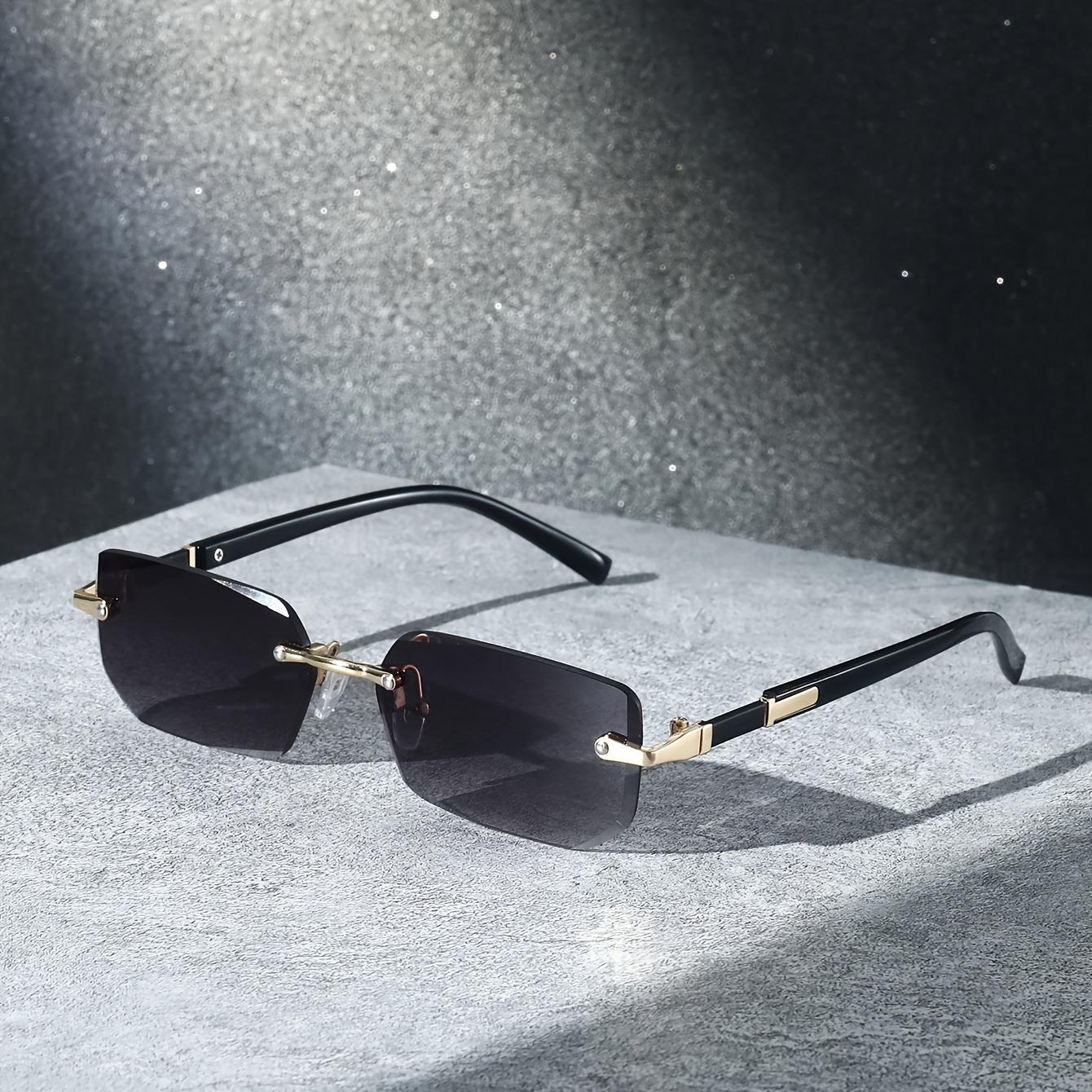 

Модні Ретро Квадратні Унісекс Безрамкові Сонцезахисні Окуляри Захист від УФ Променів Вуличний Стиль Універсальний Слім-Дизайн для Чоловіків І Жінок