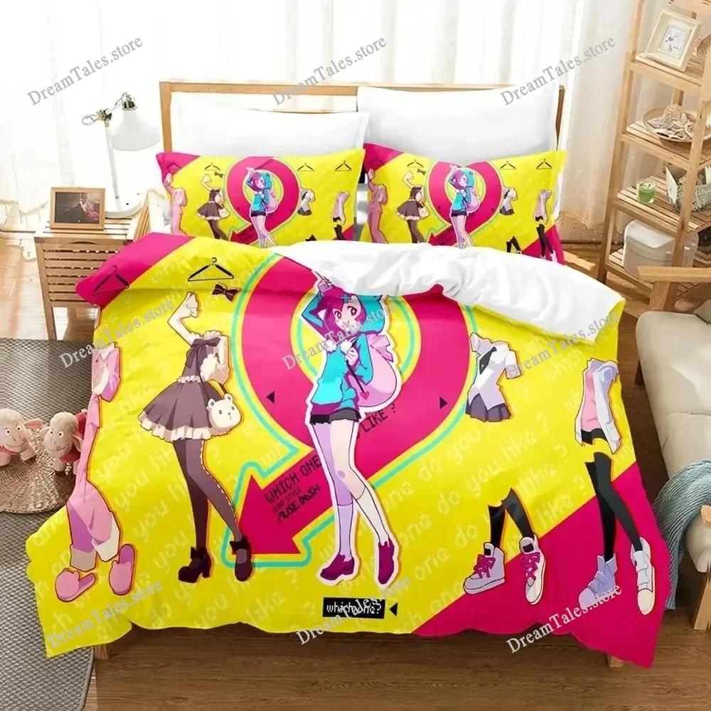 New Muse Dash Game Bedding Set Single Twin Full Queen King Size Bed Set Adult Kid Bedroom Duvet Cover Sets 3D Print Game Anime