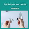 Soap Dish Holder with Suction Cup, Soap Saver Box for Shower Bathroom Kitchen