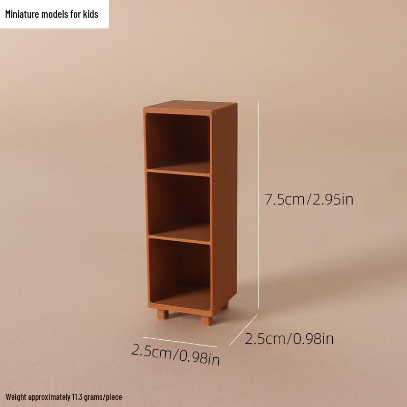 Miniature Chinese Dollhouse Living Room Floor Cabinet Model - Home Scene Décor Prop