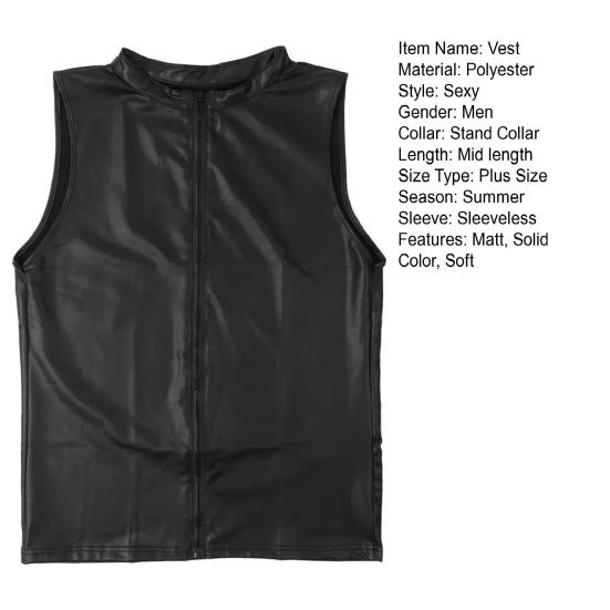 Yelek Şık Kolsuz Dar Yelek Büyük Beden Mat Yazlık Yelek Mont Erkek Parti Yelek Erkek Giysileri