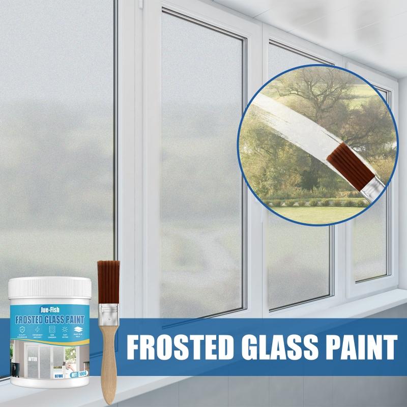 Frosted Glass Spray Paint for Windows 100ml Door & Window Shading Frosted Glass Paint Frost Spray Paint for Home Office