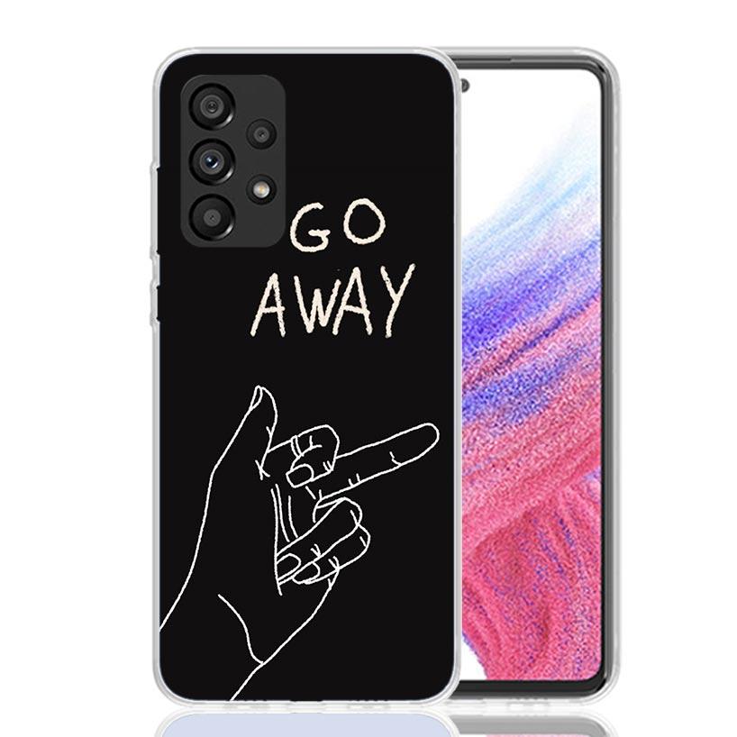 Middle Finger Phone Case For Samsung Galaxy A17 A16 A14 A15 A13 A57 A56 A54 A55 A53 A37 A36 A34 A35 A33 A26 A24 A25 A23 Galaxy A