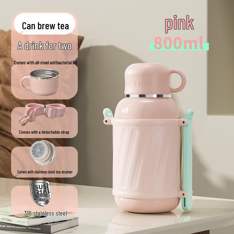 Naijiang Large Capacity 316L Stainless Steel Insulated Water Bottle