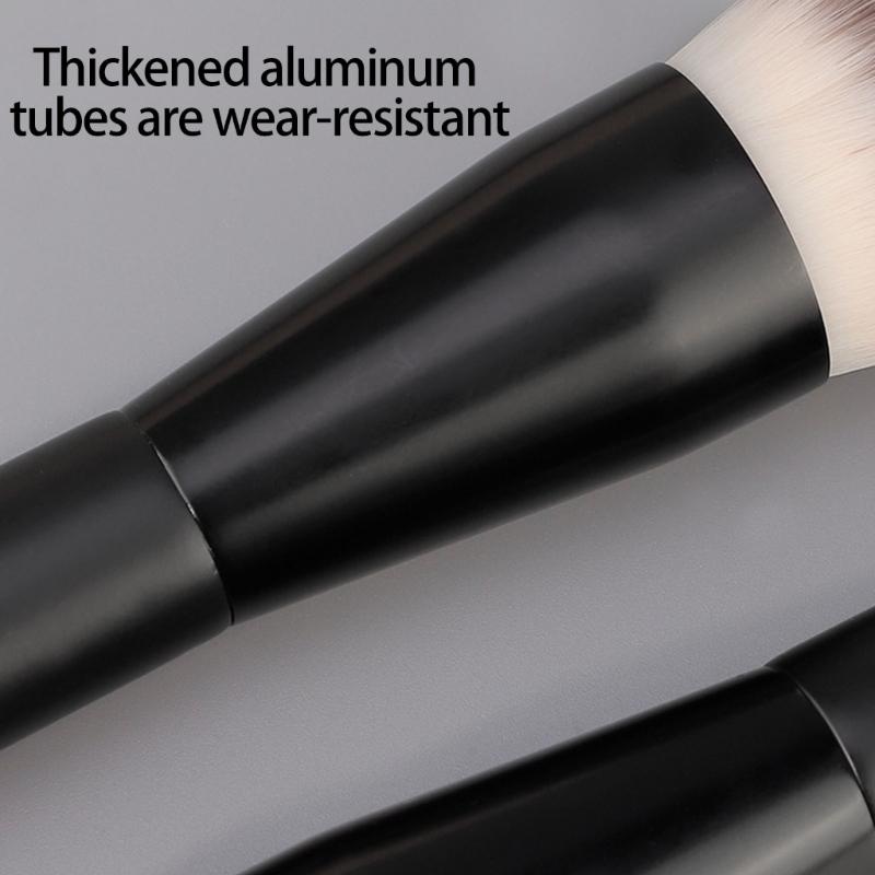 Schräger Make-up-Pinsel zum Konturieren und für Rouge Weiche Synthetikborsten Stabiler Griff aus Aluminiumlegierung Professionelles Kosmetikwerkzeug