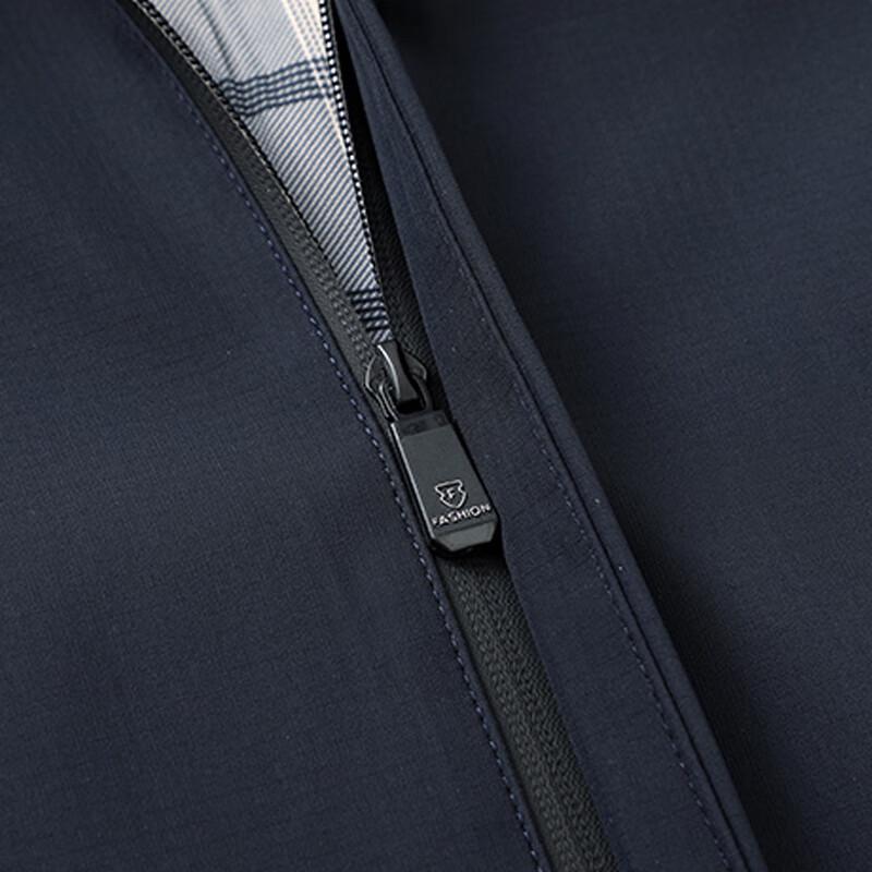 Pierre Cardin Men's Spring/Autumn Stand-Collar Windproof Jacket