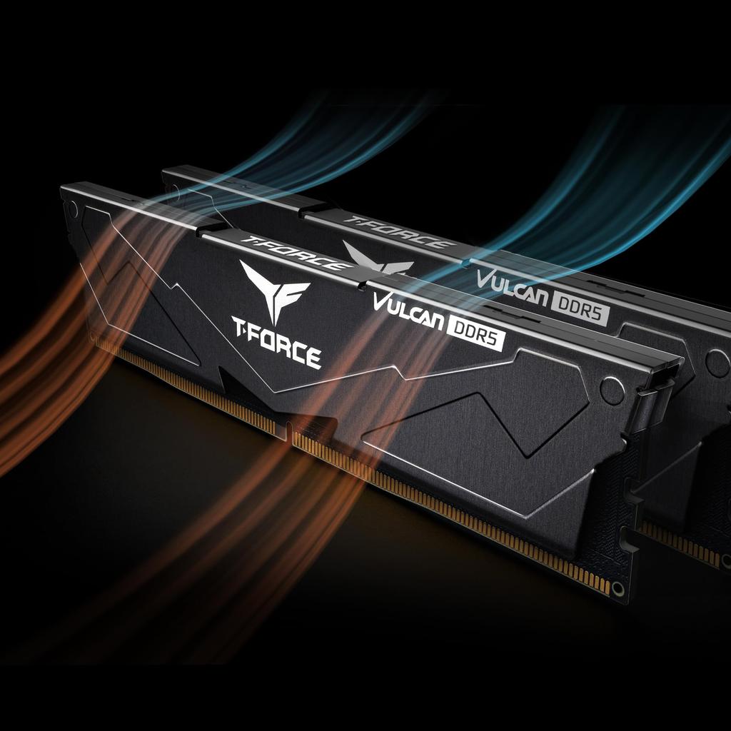 TEAMGROUP Vulcan DDR5 32GB 6000MHz CL38 Intel XMP AMD Expo Compatible Desktop Memory FLBD532G6000HC38JDC01 T-Force (2x16GB) (PC5-48000) 3.0 & Module,