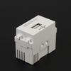 1 stk. 220V Stikkontakt 5V2.1A Mobiltelefon Opladningspanel USB Strømmodul 5V Transformer Opladningsstrøm Vekselstrømsadapter