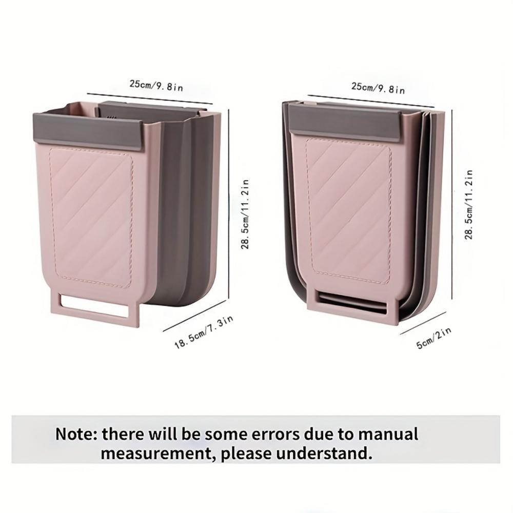 1 Pcs Trash Can, Hanging Telescopic Trash Can,Folding Cabinet Door Sorting Multifunctional Trash Can Suitable for Kitchen Car