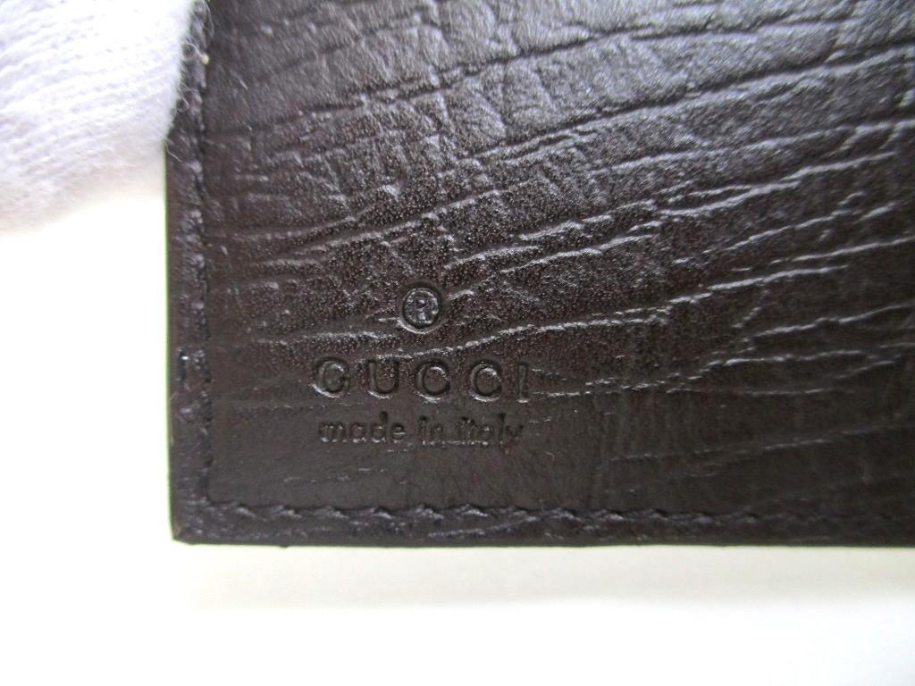 Authentic GUCCI GG Coating Canvas Document Holders Small Size #a668  Open box