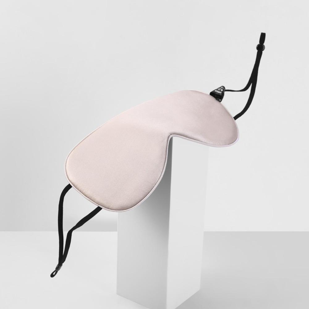Maschera per Occhi in Seta Double-face 16 Mmi Maschera per Occhi da Sonno 100% Seta di Gelso Oscurante Regolabile con Protezione per le Orecchie