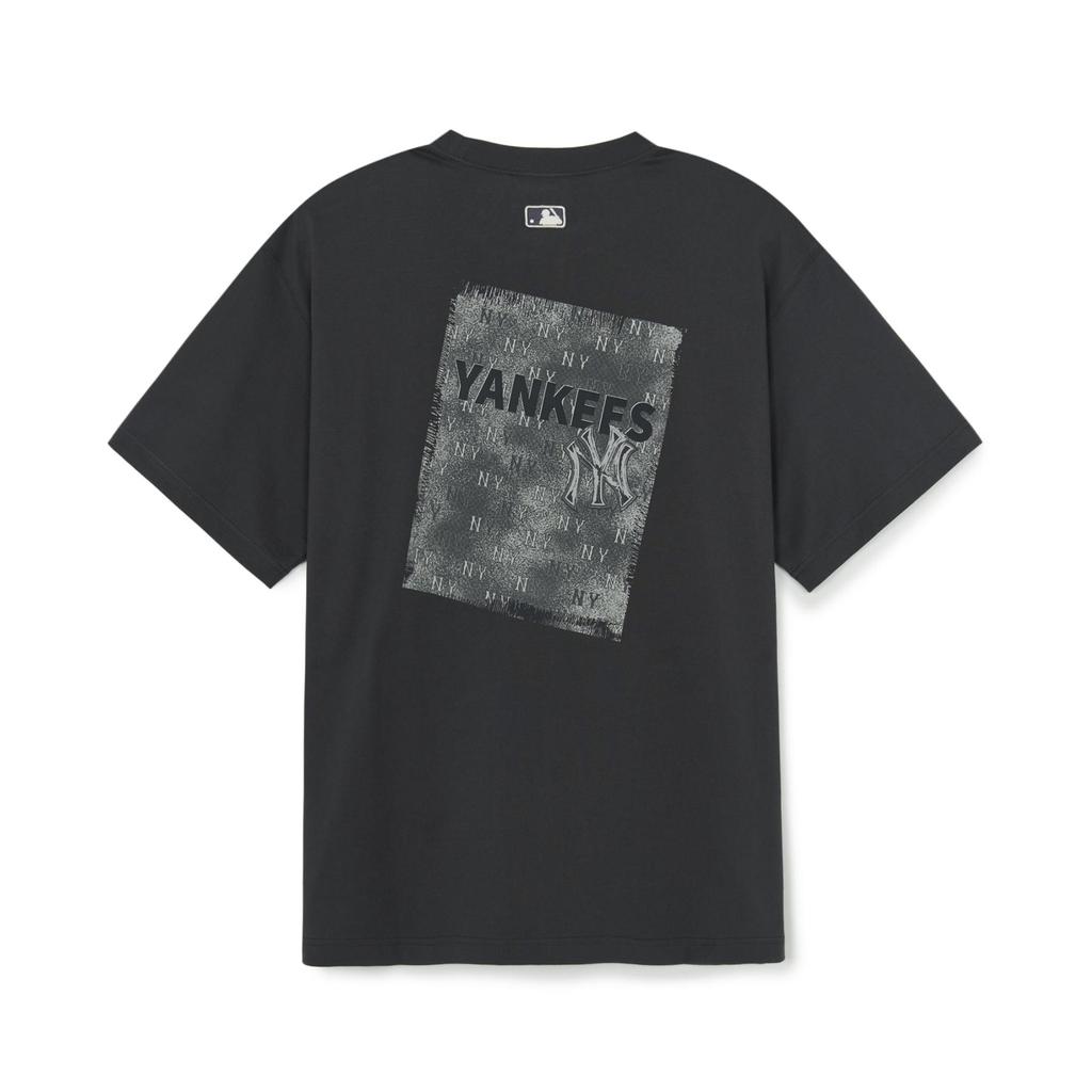 MLB Monotive Vintage Oversized Crew Neck T-Shirt Unisex Tops 3ATSM0854-50CGS