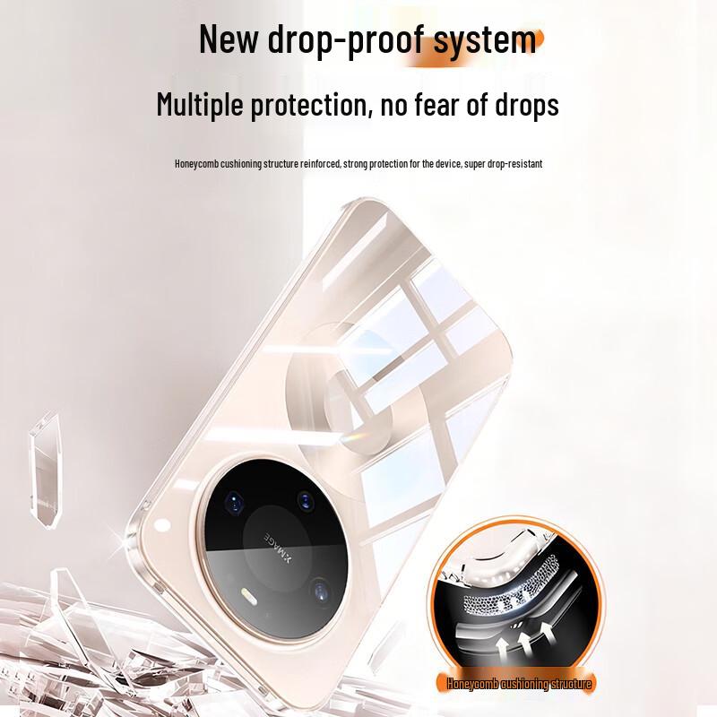 GURRS Transparent Electroplated Shockproof Phone Case