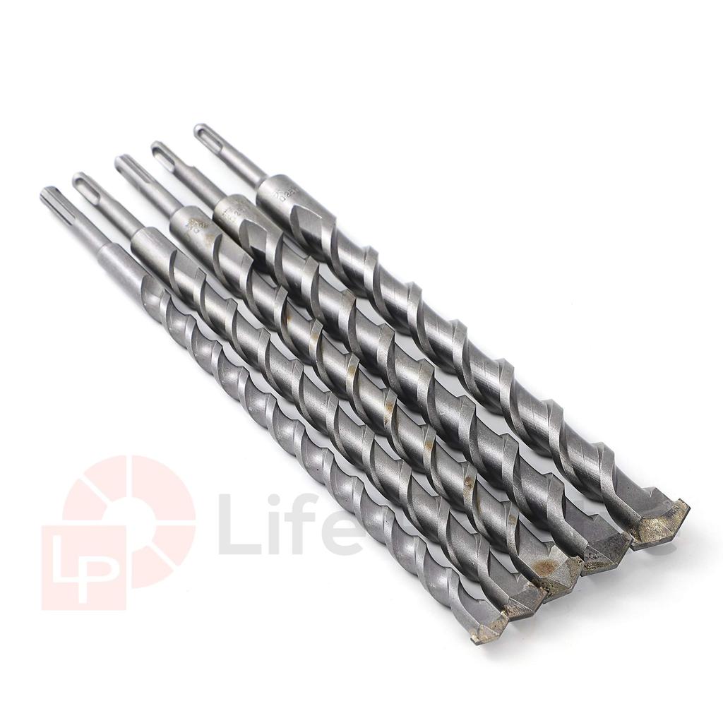 Life Palette Concrete Drill Drill 350mm Total Set of SDS Hammer Drill Impact Drill Bits Bits, Bits, 16-28mm Diameter, Length, 5, Bits,