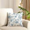 Kimono Fabric Cushion Cover Reversible Plush Pillow Cover Soft Fluffy Home Decor for Sofa Bedroom