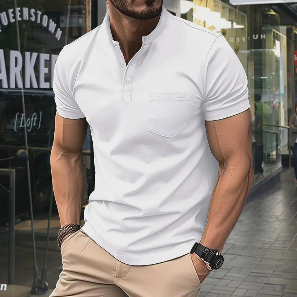 2023 Herren Retro Amerikanisches Schwergewicht Henry Polo T-Shirt