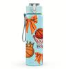 1PC Basketball Bow Trophy Combo 750ml Color Plastic Sports Water Bottle Leakproof Flip Straw Lid Suitable for Sports Office Home Use