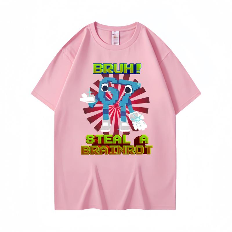 

2026 European Style BRUH | Unisex Summer Kids Cotton T-shirt (180g) 120 cm