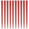 Set of 10 Dishwasher SPS Commercial Made In Japan Chopsticks, 23cm, Pairs, Vermilion, Safe, Resin, Use,