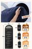 Sleeping Bag for Summer and Winter New 230T Multifunctional Sleeping 1kg Lightweight Comfortable Temperature Range of Fully Includes Storage Perfect