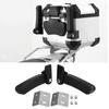 1 Pair Motorcycle Passenger Armrest Rear Box Foldable Grab Handles