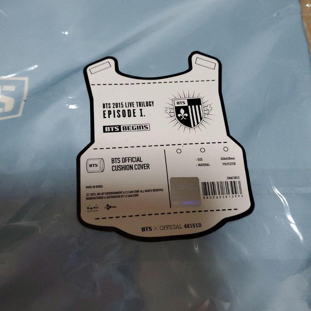 [USED] BTS Super Rare Cushion Cover 2015 TRILOGY BEGINS