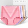 Plus Size Women's Antibacterial Cotton Panties - Tummy Control, Hip Lifting, High Waist Briefs