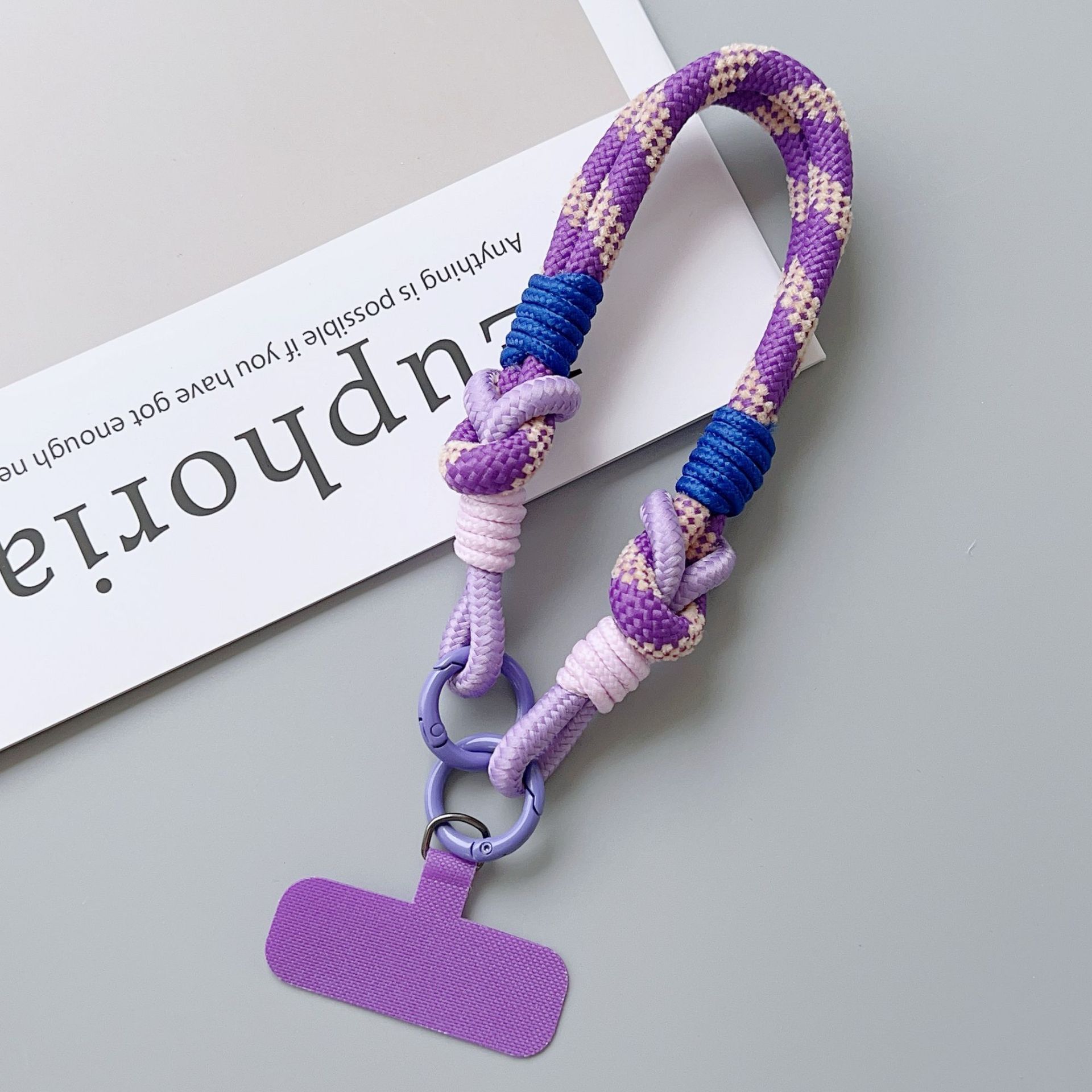 

Multi-Functional Lanyard Mobile Phone Universal Lanyard Wrist Strap Short Rope Multi-Purpose Anti-Loss Rope POLYESTER