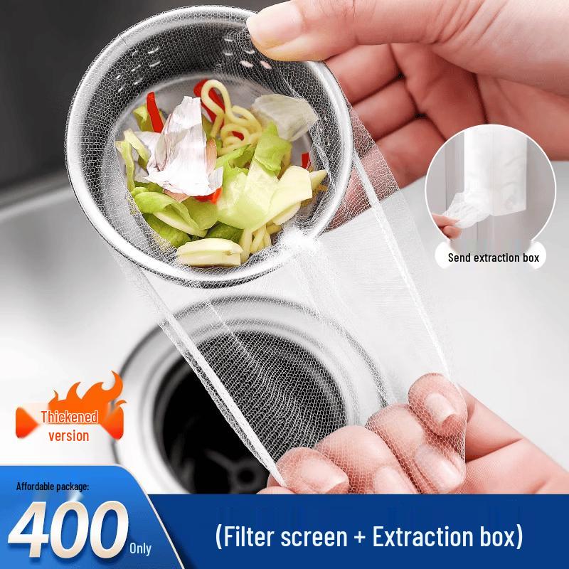 Qiwai Disposable Kitchen Sink Strainer Bags