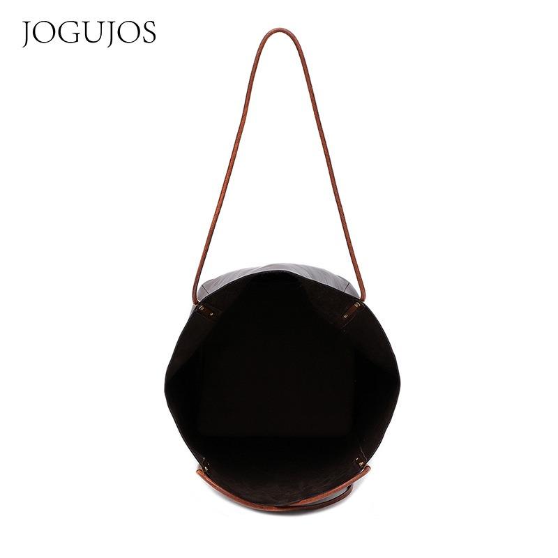 JOGUJOS new leather bag large capacity women's messenger bag tote bag casual versatile women's bag handbag