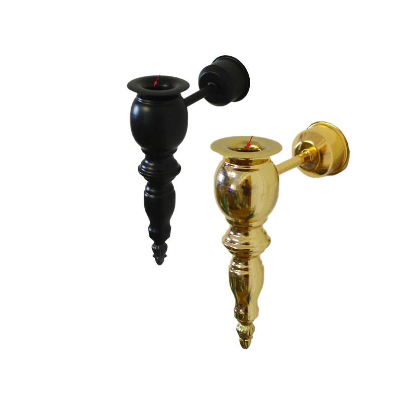 Middle Eastern Vintage Iron Wall-Mounted Candle Holder Home Hotel Decorative Candle Sconce