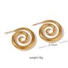 Sweet And Cute Conch Decorative Stainless Steel Earrings Suitable For Women To Wear And Wear For Summer Travel