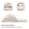 Women's Comfort Open-Toe Memory Foam Slippers - Corduroy, Home & Spa, All-Season