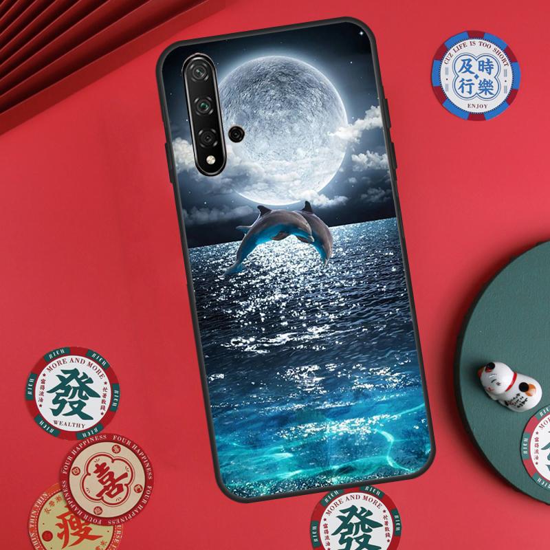 Ocean Dolphin For Huawei Nova Y73 Y72 Y61 Y91 Y90 Y70 Y60 12s 12i 11i 8i 9 10 SE P60 Pro P30 P40 Lite Case