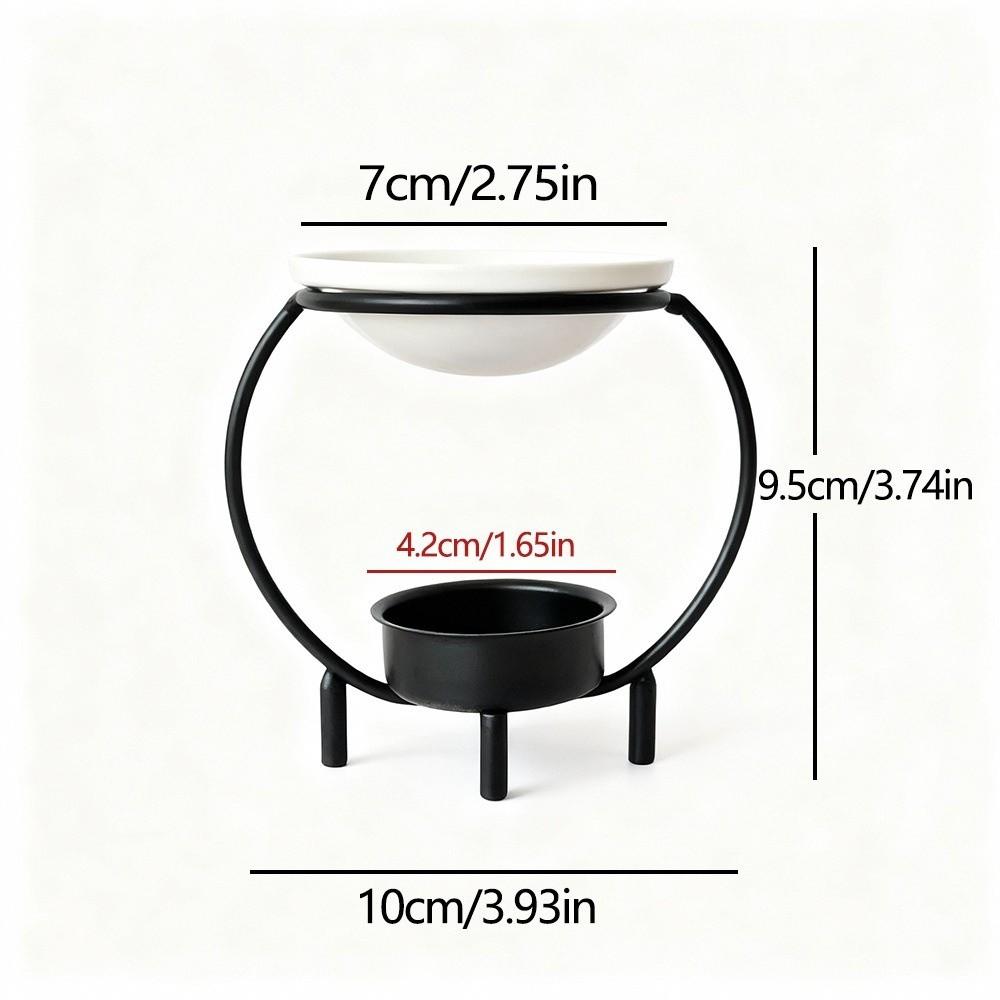 Portable Aromatherapy Candle Holder Minimalist Fragrance Burner Candle Heating Holder Home Decor