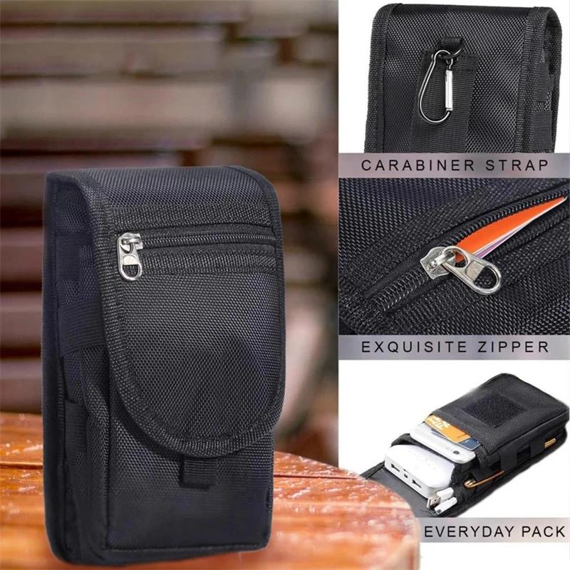 Multi-Purpose Phone Belt Pouch Tactical Phone Pouch Carry Waist Bag Men Mobile Phone Bag Casual Waist Bag Daily Coin Purse